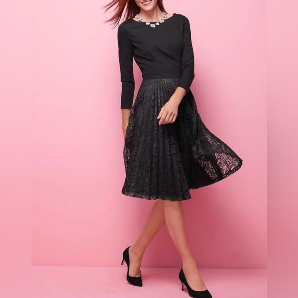 Talbots  Black Lace Dress, size 6, excellent condition